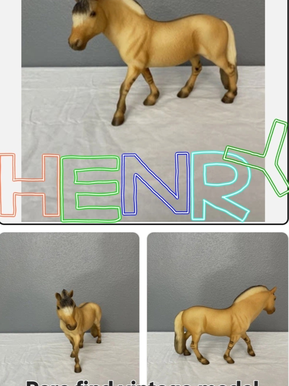 Breyer Tan and Cream Horse Figurine